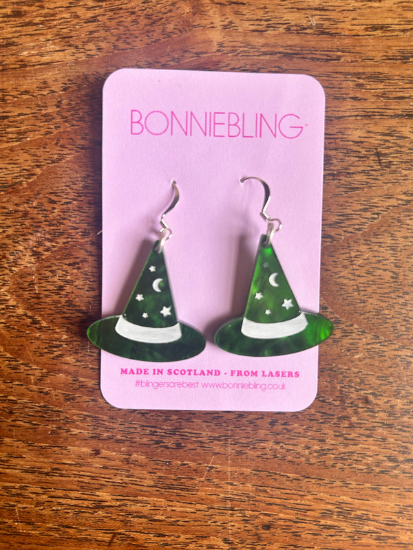 Witch Hat Earrings