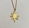North Star Pendant in Gold