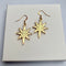 North Star Drop Earrings in Gold