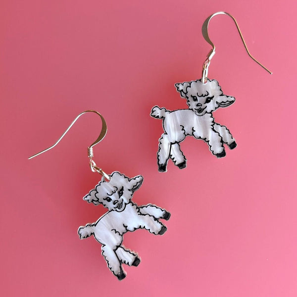 Little Lambs Pearly Earrings