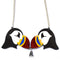 Pair of Puffins Necklace