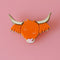 Ecoo-Friendly Wee Highland Cow Brooch