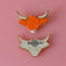 Ecoo-Friendly Wee Highland Cow Brooch