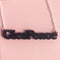 Gies Peace Necklace - Scottish Word Acrylic Jewellery