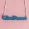 Gies Peace Necklace - Scottish Word Acrylic Jewellery