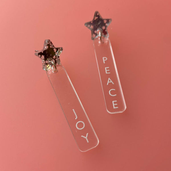 Joy Peace Starry Earrings