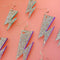 Glitter Lightning Bolt Earrings