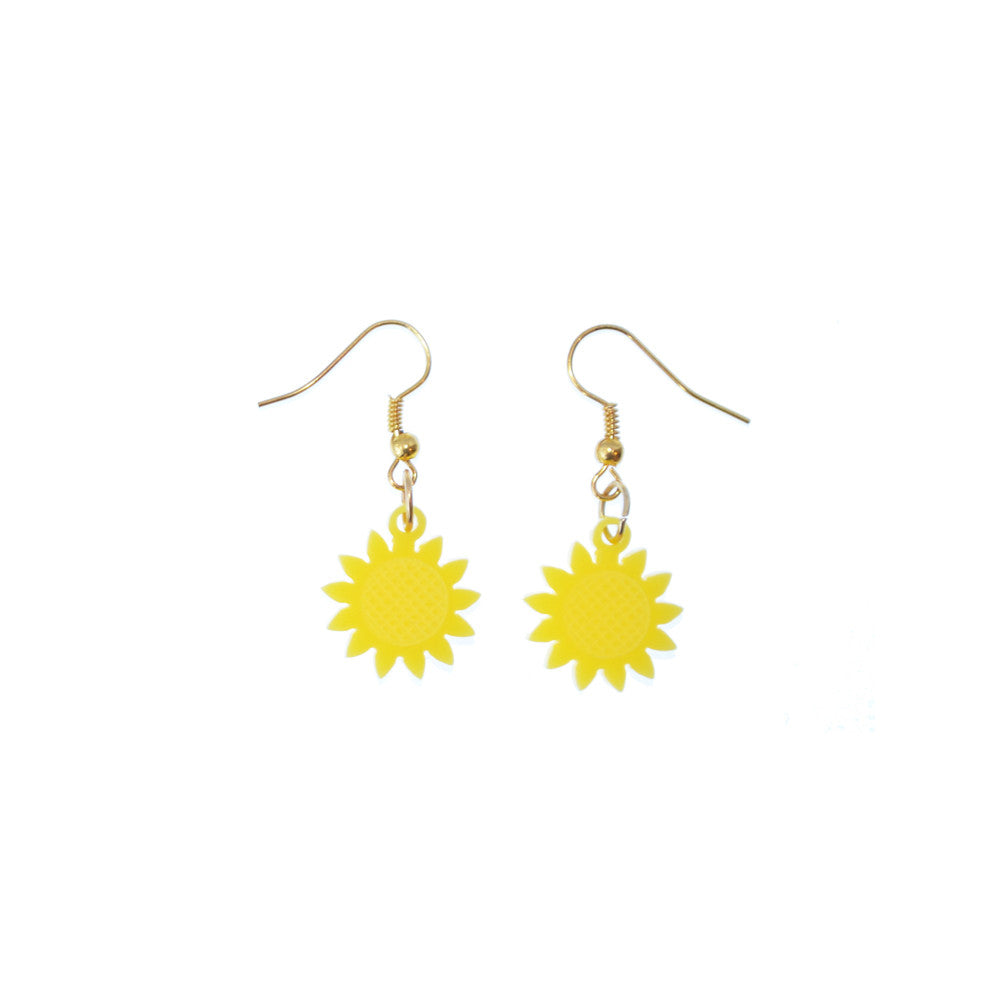 Sunflower earrings