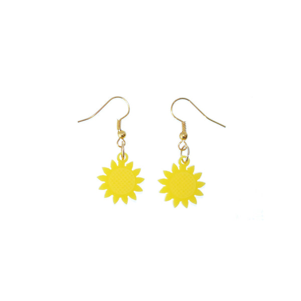 Sunflower earrings