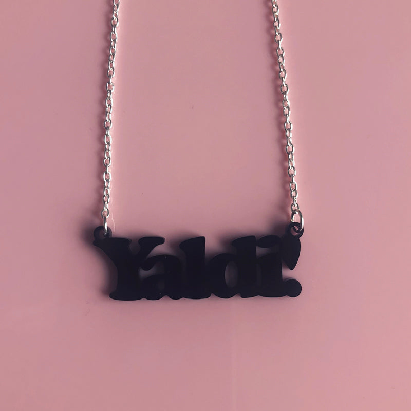 Yaldi! Necklace - Scottish Word Acrylic Jewellery