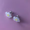 Strawberry Flower Daisy Stud Earrings