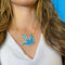 Swallow Necklace with Anchor
