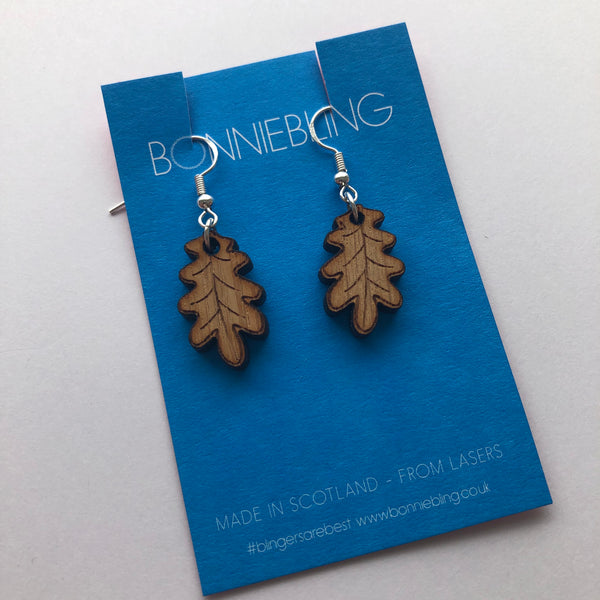 Oak Leaf Earrings