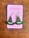 Witch Hat Earrings
