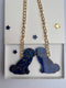 Midnight Blue Starry Wally Dugs🌟🐾Statement Necklace