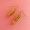 Gold Caramel Blinger Necklace and Earring Set
