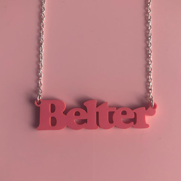 Belter Necklace - Scottish Word Acrylic Jewellery