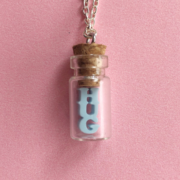 Hug in a Jug Bottle Necklace