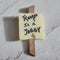 Trump is a Jobby - Mini Protest Sign brooch badge