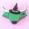 WitchyCoo Limited Edition Halloween Highland Cow Necklace