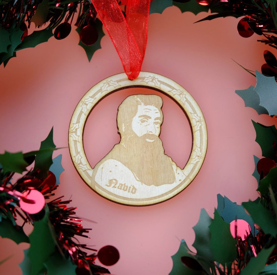 Still Game Navid Wooden Christmas Decoration