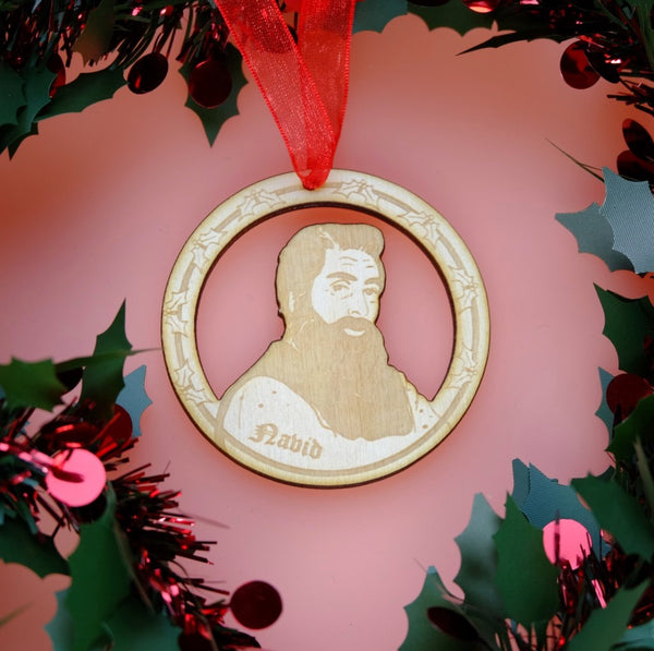 Still Game Navid Wooden Christmas Decoration