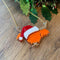 Santa Coos Necklace - Christmas Highland Cow