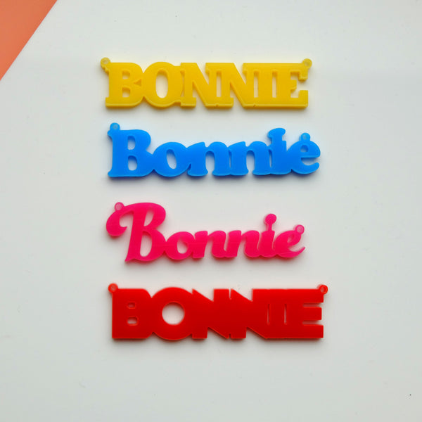 Custom Name Necklace/ Personalised Acrylic Necklace.