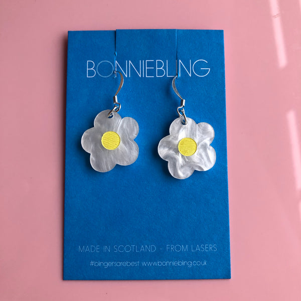 Strawberry Flower Dangle Earrings
