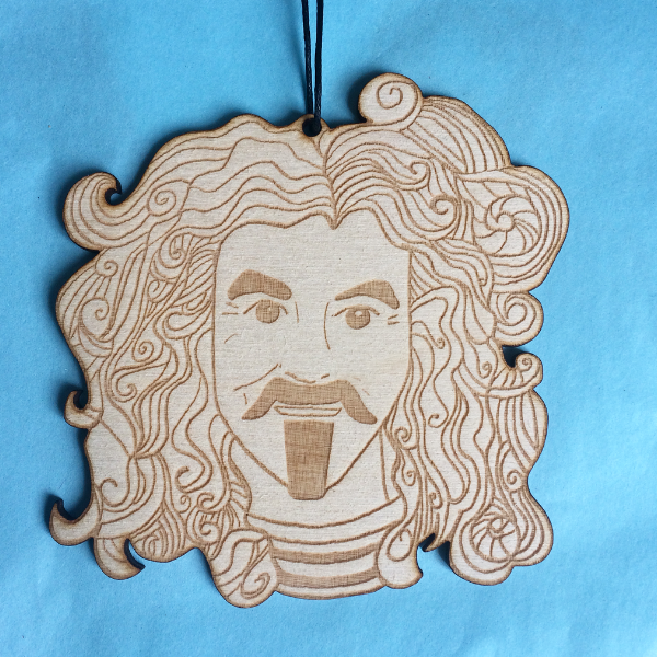 Billy Connolly Wooden Decoration