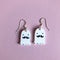 Ghost of Tom Sellek Halloween Dangle Earrings