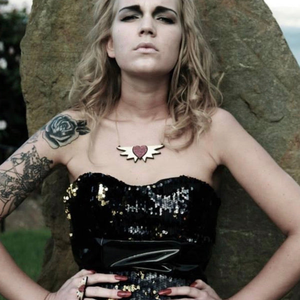 Vampire Reissue ‘Angel’ Large Acrylic Necklace