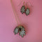 Acorn and Oak Leaf Necklace and Earring Set