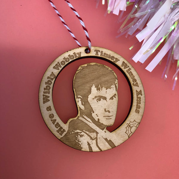 David Tennant Timey Wimey Decoration
