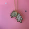 Acorn and Oak Leaf Charm Necklace