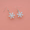 Wee Snowflake Drop Earrings